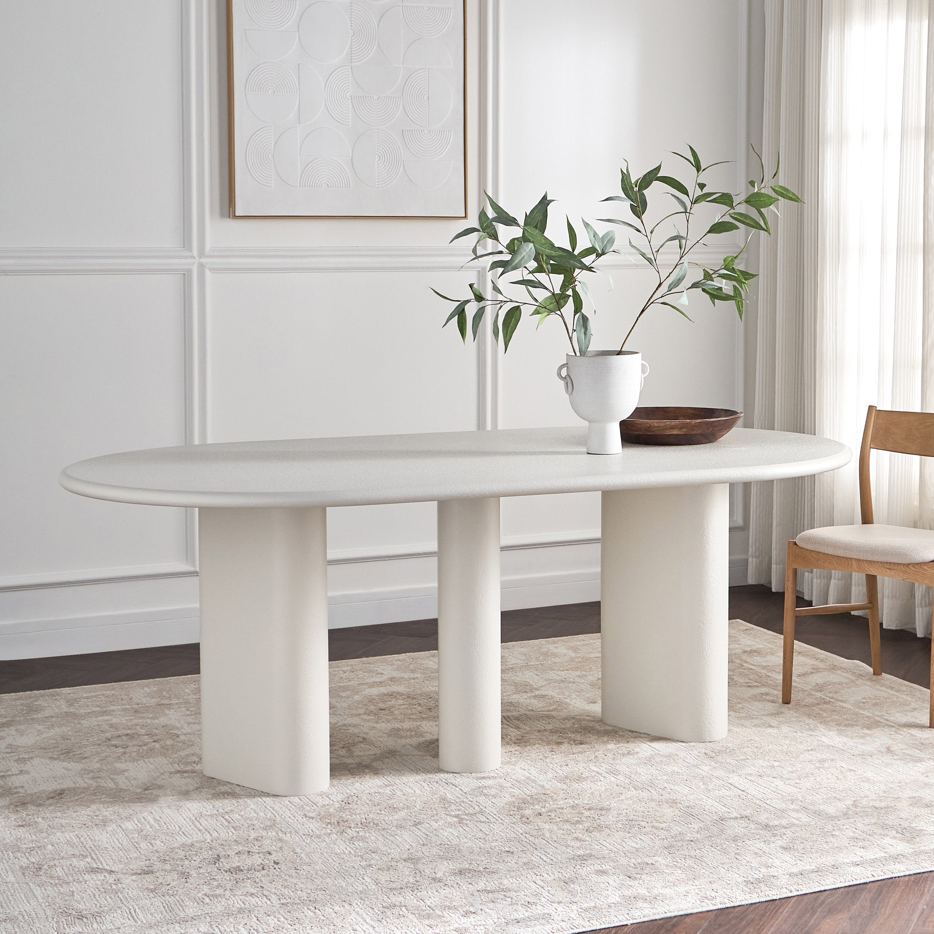 Pillar 6-Seater Dining Table