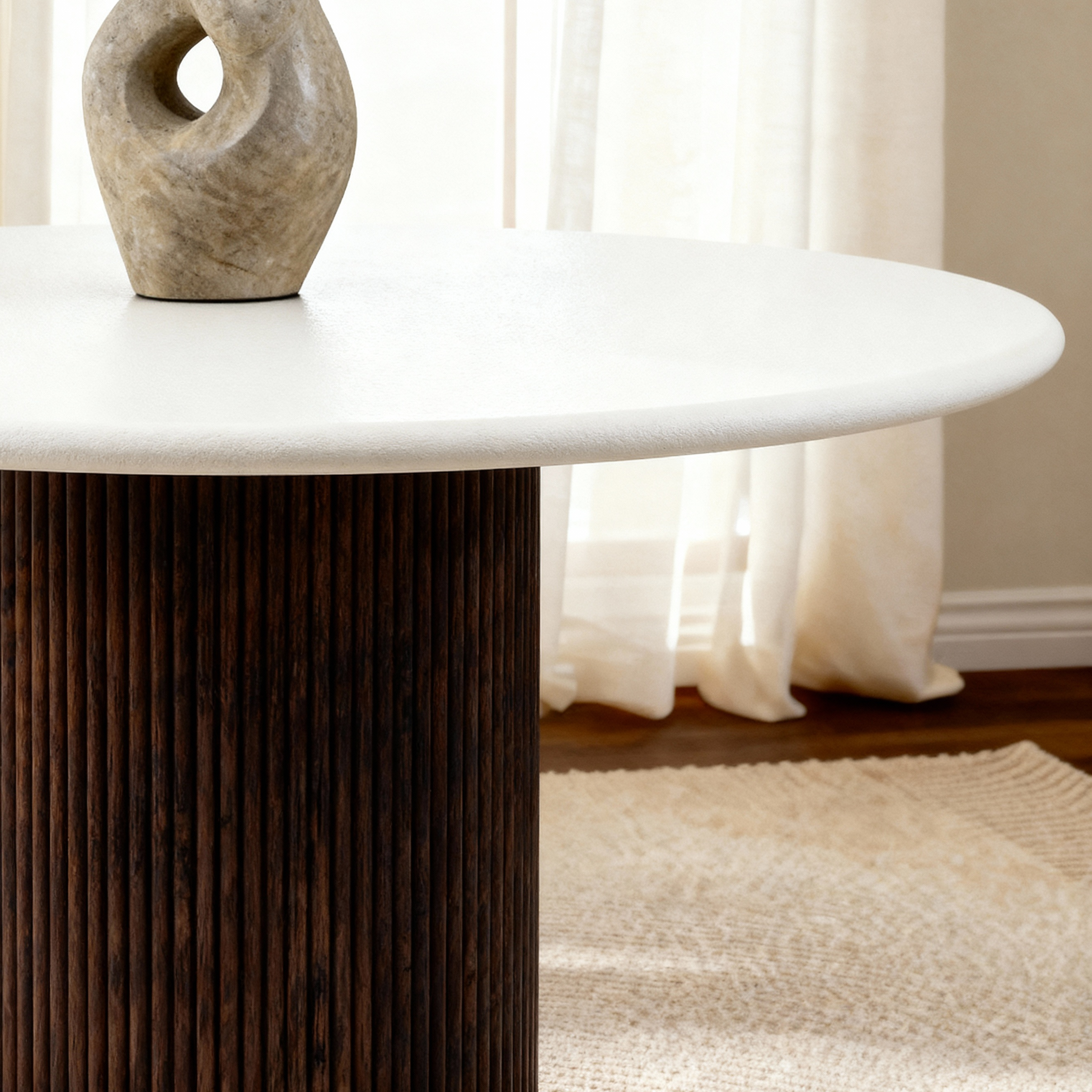 Lino Walnut 4-Seater Dining Table