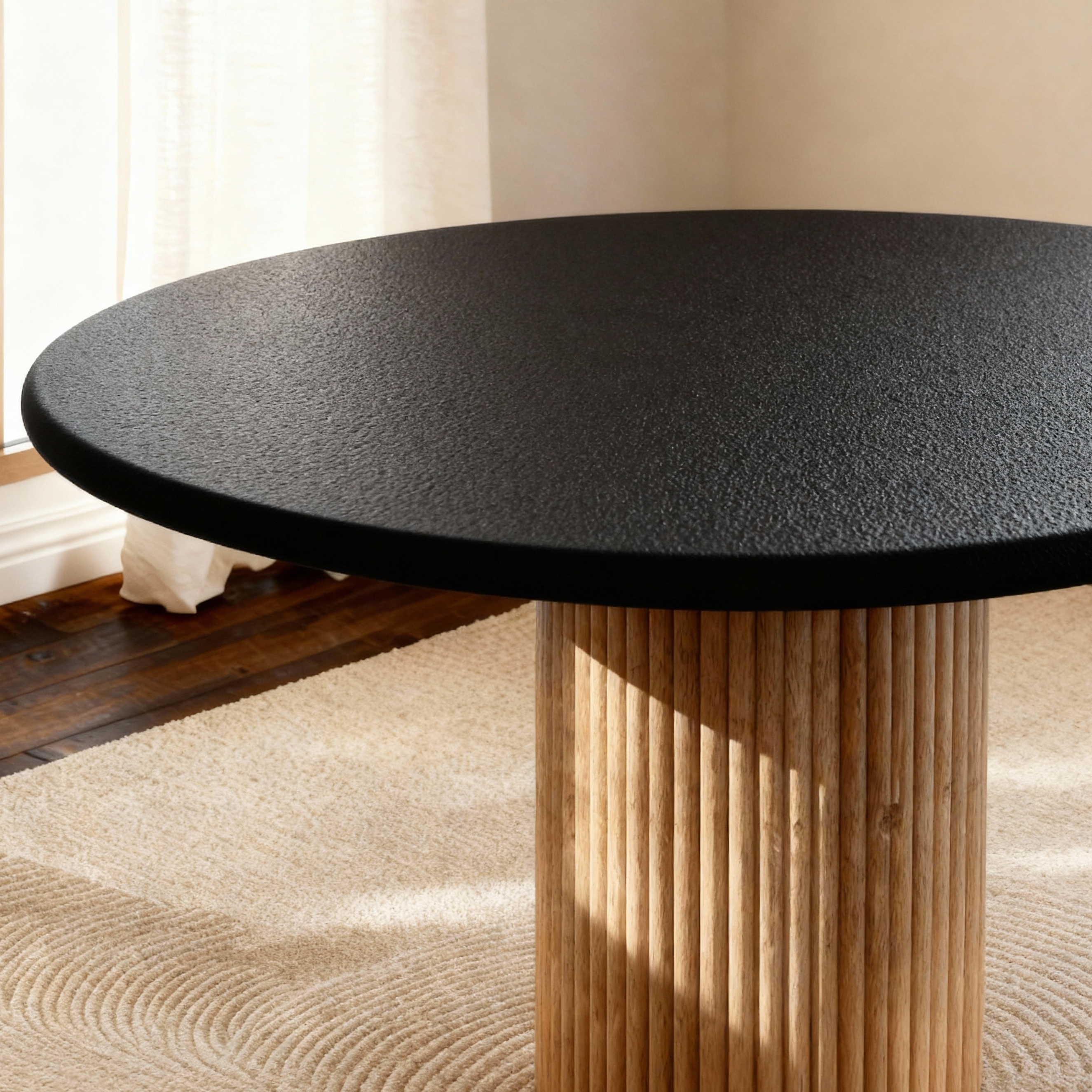 Lino Oak 4-Seater Dining Table