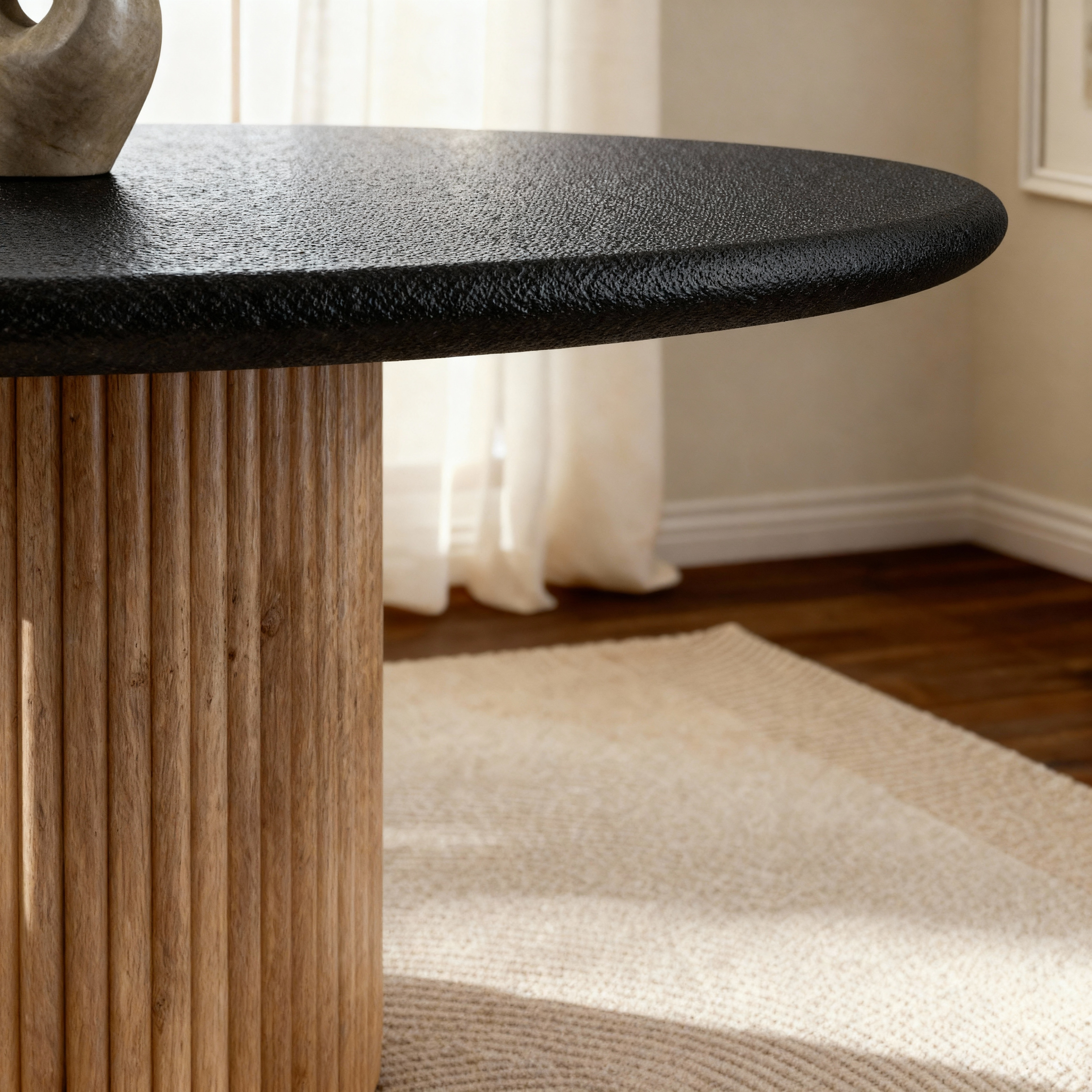 Lino Oak 4-Seater Dining Table