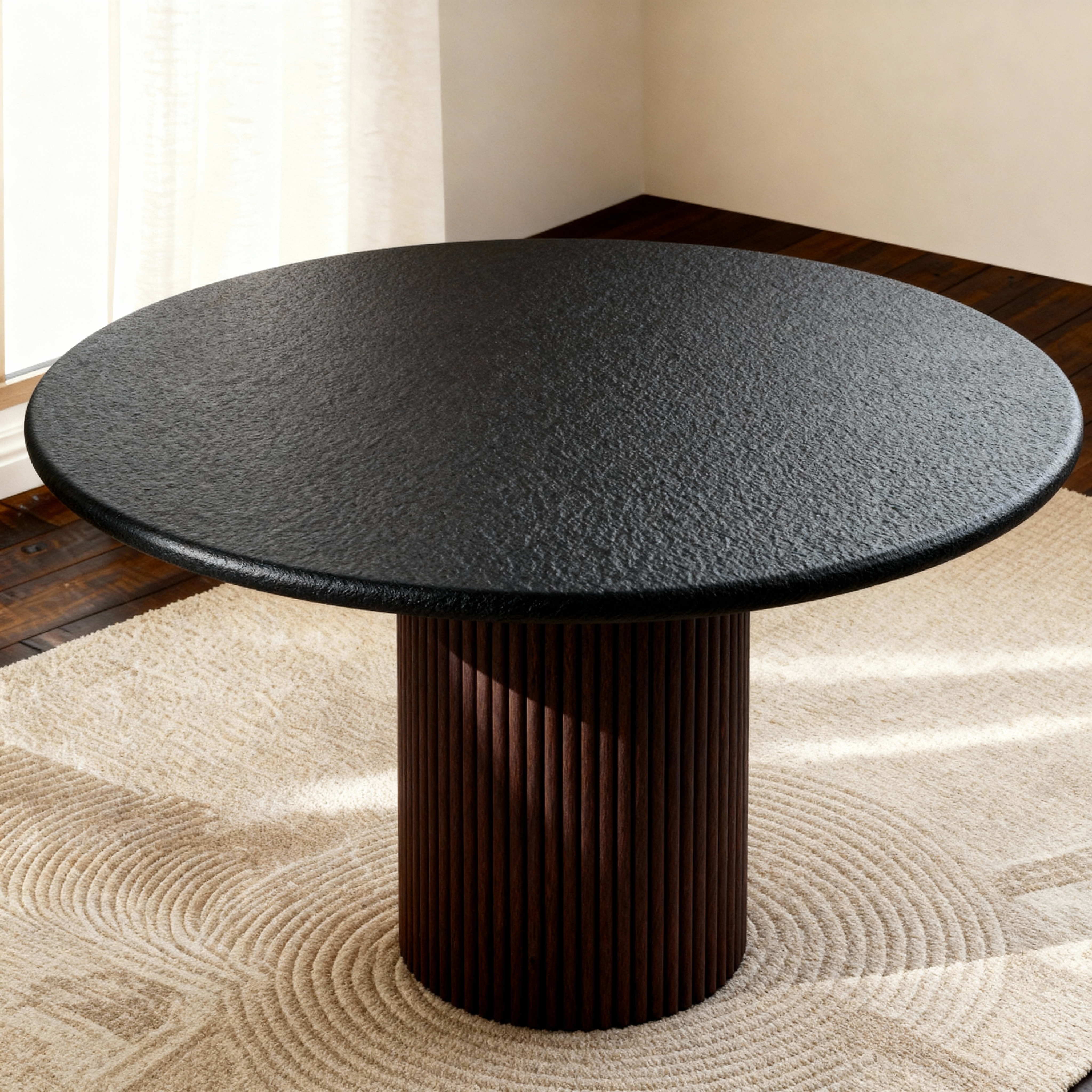 Lino Walnut 4-Seater Dining Table