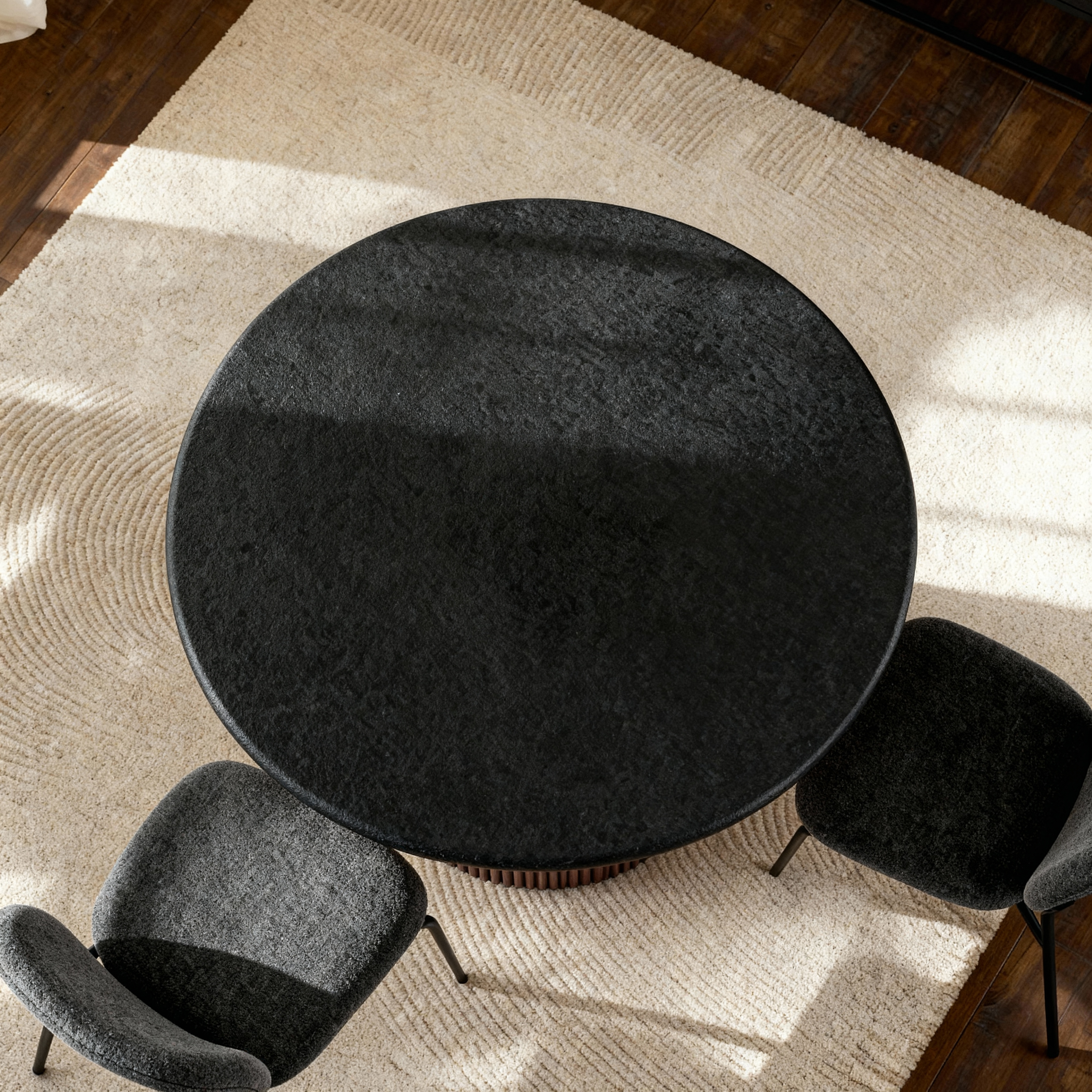 Lino Walnut 4-Seater Dining Table